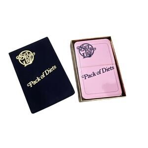 Pack of Diets Vintage Deck of Cards RARE